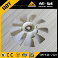 Ventilateur de refroidissement des pièces du moteur 600-623-8580 pour le moteur SAA4D102E